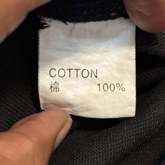 ODBO Skirtall‎ Black Denim Pinafore Bib Overall Mini Jumper Androgen Emo Sz S - Picture 10 of 11